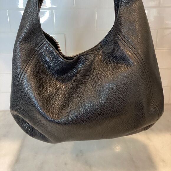 Michael Kors Fulton Pebbled Leather Slouchy Shoulder Bag EUC - Picture 5 of 15